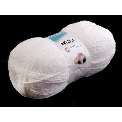 Pletací příze Batole 100 g Varianta: 1 (57076) bílá, Balení: 1 ks 43208/84197/197547