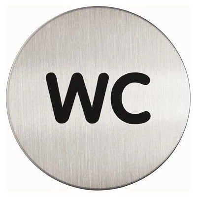 Piktogram WC - kruh 83mm