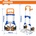 WADFOW Сгъваема транспортна количка wadfow, 200 кг (wf wwb9a20)