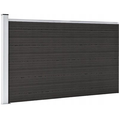 Nabytek XL Plotový dílec WPC 175 x 105 cm černý