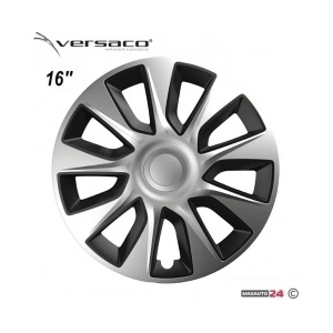 Versaco Тасове за джанти 16'' Versaco Stratos Silver / Black