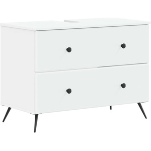 vidaXL Шкаф за мивка в баня BREDA Бяло 82 x 41 x 59 см (897455)