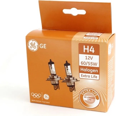 General Electric Крушки ge 50310nhsu h4 extra life 12v 60/55w