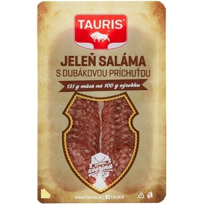 Tauris Jeleň saláma s dubákovou príchuťou 75 g