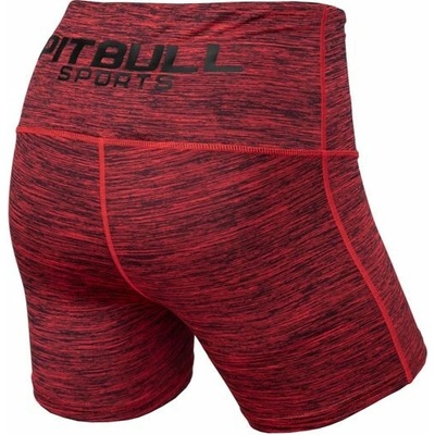 PitBull West Coast dámské šortky PERFORMANCE COMPRESSION korálový melír