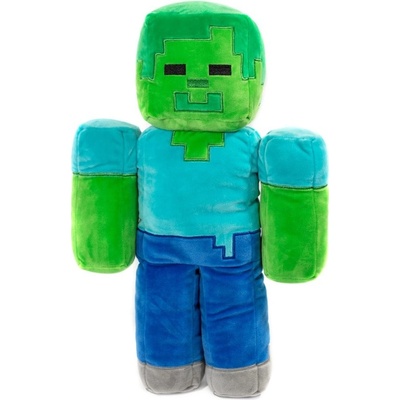 Halantex Tvarovaný 3D vankúš Minecraft Zombie 48 cm