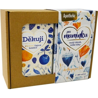Apotheke Pro maminku dárková sada 2 x 20 sáčků
