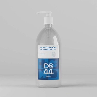Dr.44 Okamžitá ruční dezinfekce gel 75% etanol 1000 ml