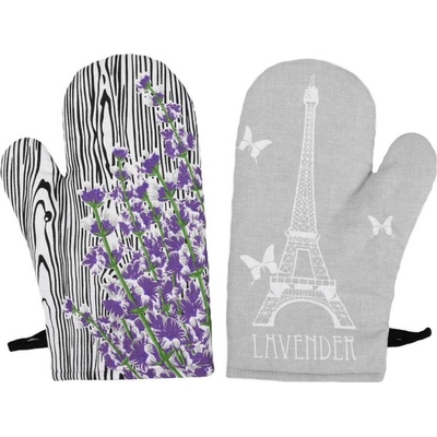 Forbyt Kuchynská chňapka Levanduľa sivá, 18 x 28 cm