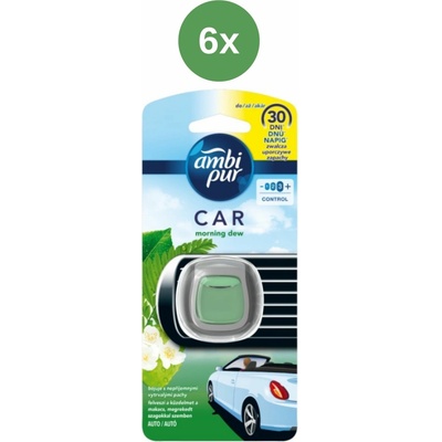 AmbiPur Car Jaguar 6x2ml Morning Dew