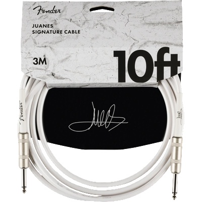 Fender Juanes 3m. Instrument Cable, Luna White
