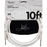 Fender Juanes 3m. Instrument Cable, Luna White