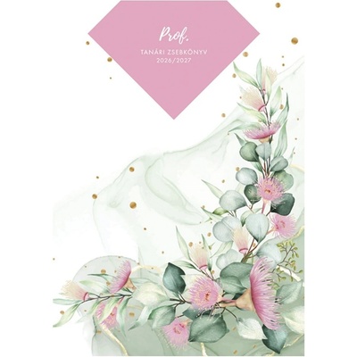 TopTimer Джобна книга за учителя TOPTIMER Prof фолирана хартия корица A/5 седмична 145x205 mm Romantic 2026-2027 27P100J-00E (27P100J-00E)