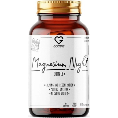 Goodie Magnézium Večerní komplex 3 formy hořčíku + vitamín B6 60 kapslí