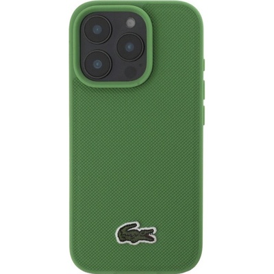 Lacoste Iconic Petit Pique Woven Logo s MagSafe pro iPhone 16 Pro Max - zelený 57983122378