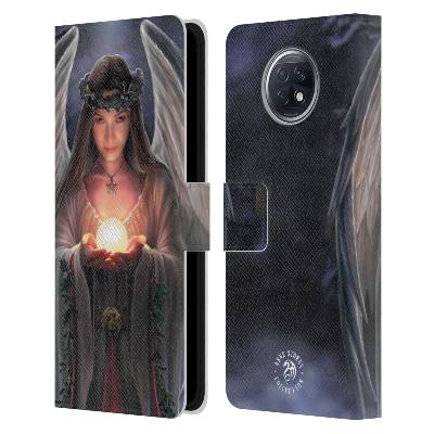 Pouzdro na mobil Xiaomi Redmi Note 9T - HEAD CASE - Anne Stokes - Anděl Yule (Otevírací obal, kryt na mobil Xiaomi Redmi Note 9T - Fantasy kresba Anděl zářící koule)