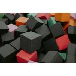 DIMEX ART Флизелинов фототапет цветни кубчета детайл 375 x 250 см