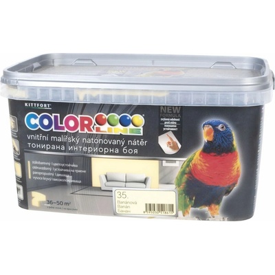 KITTFORT COLORLINE 4 kg banánová matná