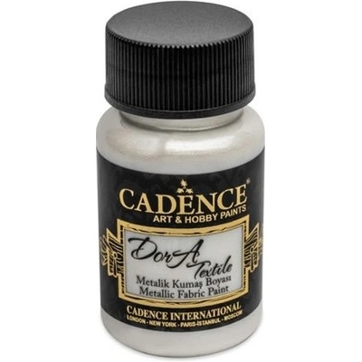 Farba na textil CADENCE DORA 50 ml metalická perleťová