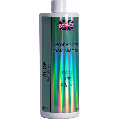 Ronney Aloe Holo Shine Star Professional šampón na vlasy Hydratačný šampón na matné a suché vlasy 1000 ml
