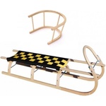 Sulov 67 Sánky čierno-žltá 125 cm