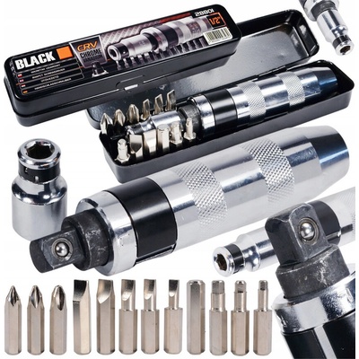 Falon-Tech Úderový rázový šroubovák 1/2" + sada 13 bitů ONDRAGON