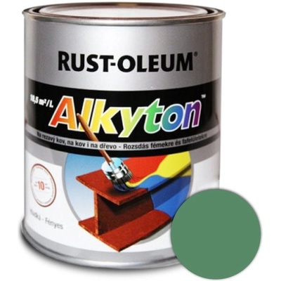 Rust Oleum Alkyton Lesklá R6011 zelená 750ml