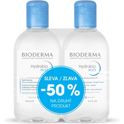 BIODERMA HYDRABIO H2O FESTIVAL 250 ml DUO hydratačná MICELÁRNA VODA 2X250 ml