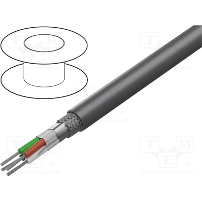 Alpha Wire 86104CY SL001 Xtra Guard Flex 4x26AWG PVC tmavě šedá 300V 305m