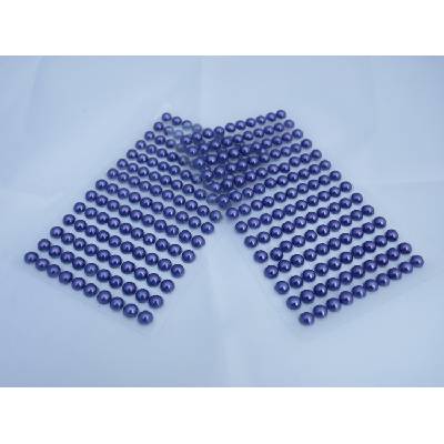 Samolepiace perličky 6 mm tmavofialové