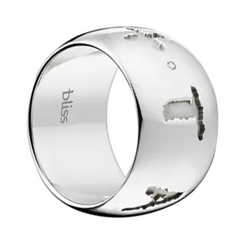 Bliss Дамски сребърен пръстен с диамант Bliss 20037477 (20037477)