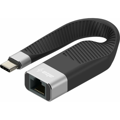 AlzaPower APW-ADTCLA01B FlexCore USB-C 3.2 Gen 1 (M) to LAN (F) černý
