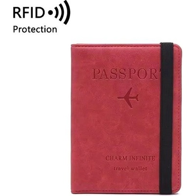 Take it shop RFID Puzdro na pas a doklady červené