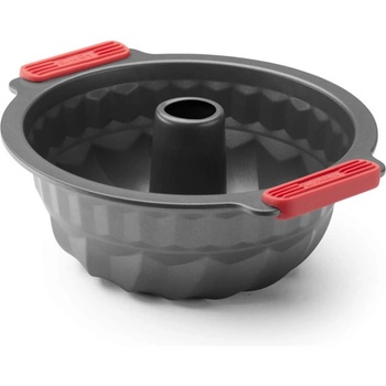 Lékué Форма за печене Lekue 1009476, Ø26.5 см, Керамично незалепващо покритие, Карбонова стомана, От +4°C до +240°C, Черен/Червен (1009476)