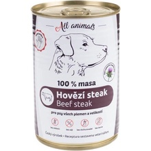 All Animals DOG hovädzie steak 400 g