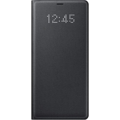 Samsung LED View Cover EF-NN950PB - оригинален калъф през който виждате информация от дисплея за Samsung Galaxy Note 8 (черен)