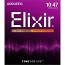Elixir 010-047 Nanoweb Bronze Extra Light 11002