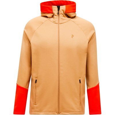 Peak Performance Мъжко поларено яке Peak Performance Rider Essentials Zip Hood Fleece jacket - Sierra Sand (005-6184-0414)