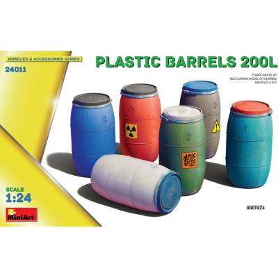MiniArt Plastic Barrels 200L 1:24