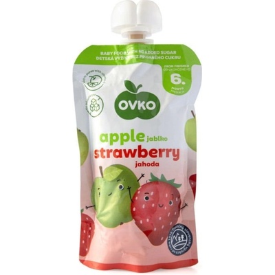 OVKO Bio kapsička jablko jahoda 120 g