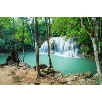 DIMEX ART s. r. o Флизелинов фототапет водопад ераван, тайланд 375 x 250 см