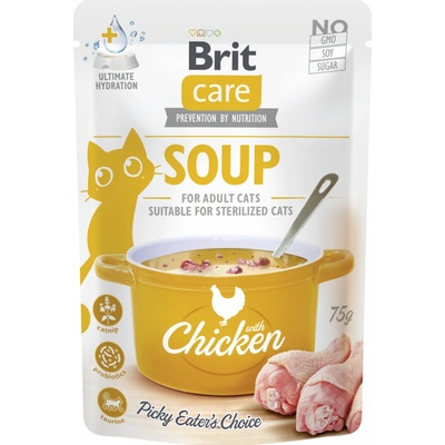 Brit Care Cat Soup Chicken 75 g
