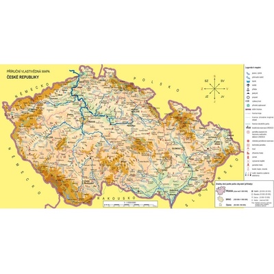 Náhradní mapa k učebnici Vlastivěda 4 - Poznáváme naši vlast