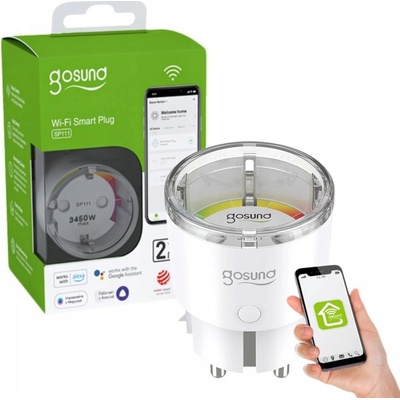 Gosund Smart plug WiFi SP111 3680W 16A, Tuya