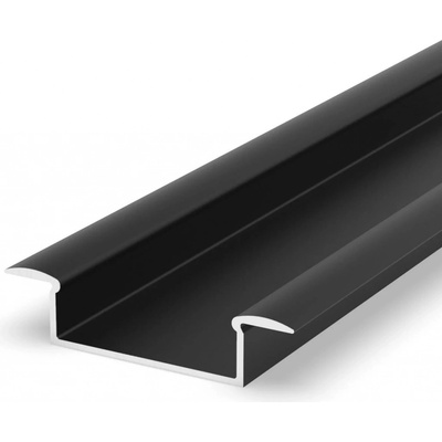 LED profil P14-1 černý vestavný - Profil bez krytu 2m TL-093107 093107