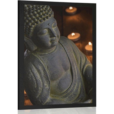 Plakát Buddha plný harmonie - 20x30 white