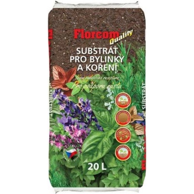 Florcom Substrát pre bylinky a korenie Quality 20 L