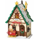 RoboTime Miniatura domečku Svítící vánoční dům