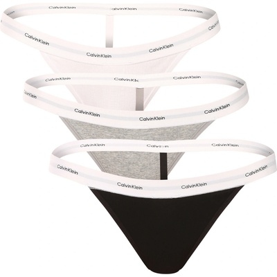 Calvin Klein 3PACK dámská tanga vícebarevná (QD5308 6H3) – Hledejceny.cz