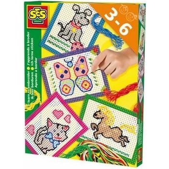 SES Vyšívací souprava s barevnými předlohami